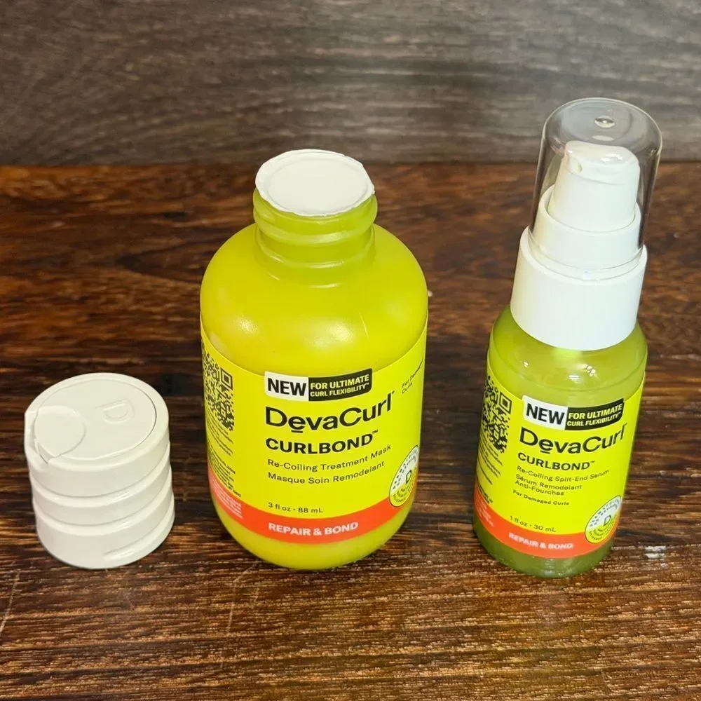 DevaCurl CurlBond Essential Repair Starter Kit Travel Size NEW. B